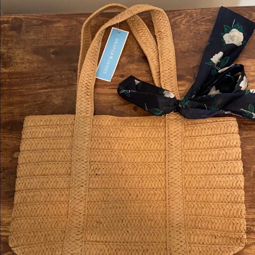 Draper James Straw Purse